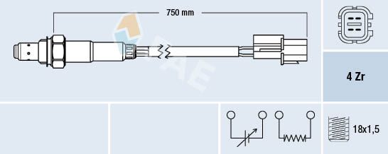 FAE 77291 Oxygen Sensor