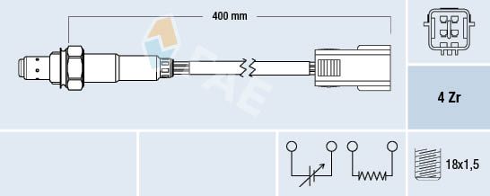 FAE 77298 Oxygen Sensor