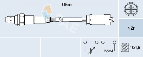 FAE 77327 Oxygen Sensor