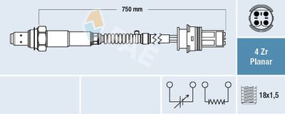 Oxygen Sensor FAE 77334