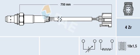 FAE 77339 Oxygen Sensor