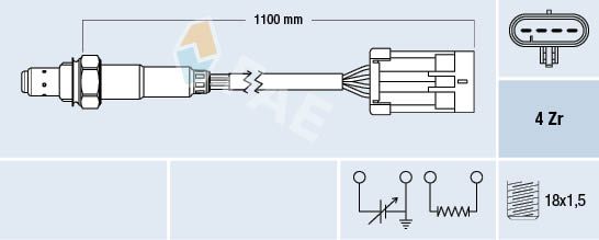 FAE 77361 Lambda Sensor