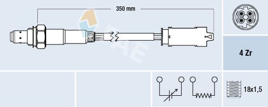 FAE 77368 Oxygen Sensor