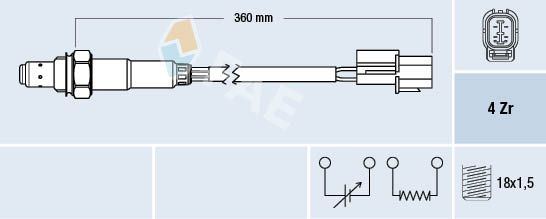 FAE 77375 Lambda Sensor