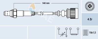Lambda Sensor FAE 77376