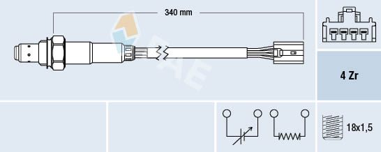 FAE 77388 Oxygen Sensor