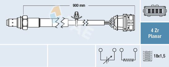 FAE 77415 Lambda Sensor