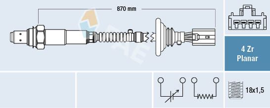 FAE 77416 Lambda Sensor