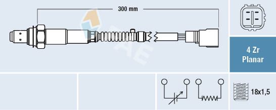 FAE 77424 Lambda Sensor