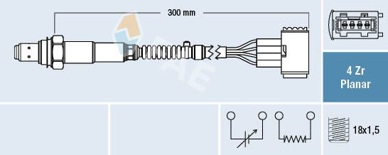 FAE 77426 Lambda Sensor