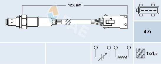 FAE 77434 Lambda Sensor