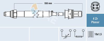 Oxygen Sensor FAE 77442