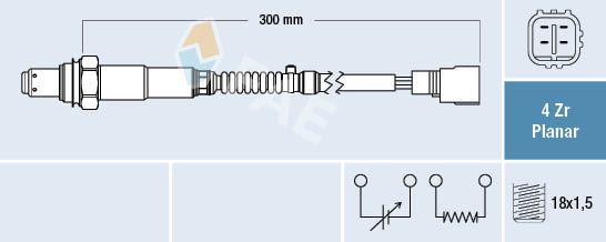 FAE 77455 Lambda Sensor