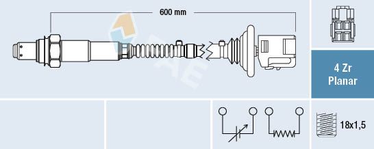 FAE 77456 Lambda Sensor