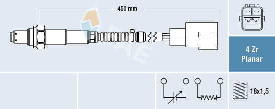 FAE 77457 Oxygen Sensor
