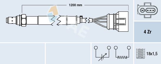 FAE 77460 Lambda Sensor