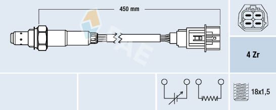 FAE 77471 Oxygen Sensor