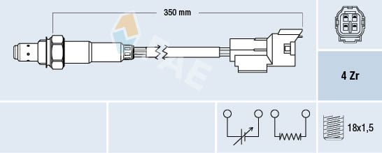FAE 77480 Lambda Sensor