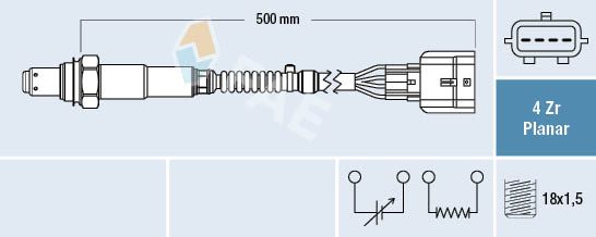 FAE 77493 Lambda Sensor
