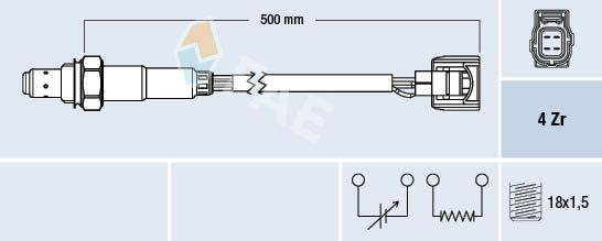 FAE 77501 Oxygen Sensor