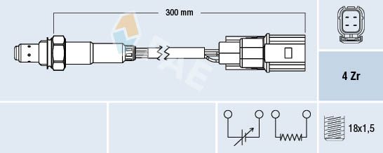 FAE 77502 Lambda Sensor