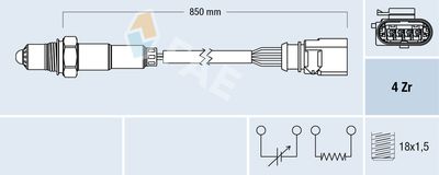Oxygen Sensor FAE 77509