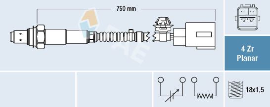 FAE 77513 Lambda Sensor