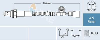 Oxygen Sensor FAE 77519