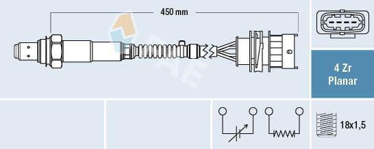 FAE 77525 Lambda Sensor