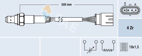FAE 77586 Oxygen Sensor