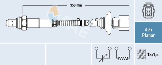 FAE 77596 Oxygen Sensor