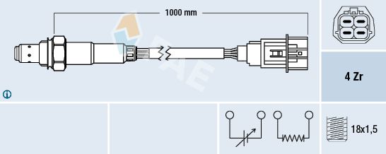 FAE 77605 Oxygen Sensor