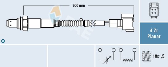 FAE 77645 Lambda Sensor