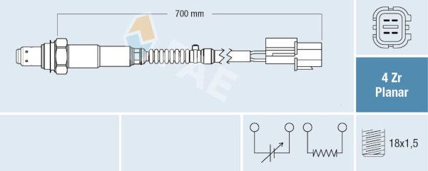 FAE 77689 Lambda Sensor