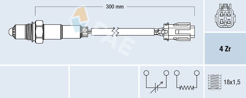 FAE 77711 Oxygen Sensor