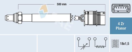 FAE 77757 Lambda Sensor