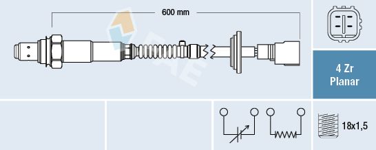 FAE 77780 Lambda Sensor