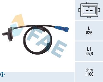 FAE 78021 Sensor, wheel speed