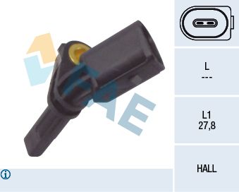 FAE 78064 Sensor, wheel speed