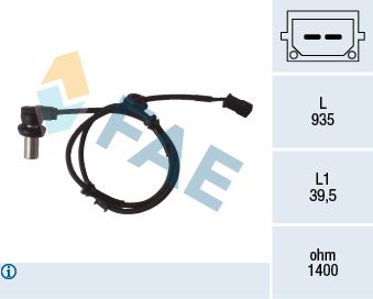 FAE 78071 Sensor, wheel speed