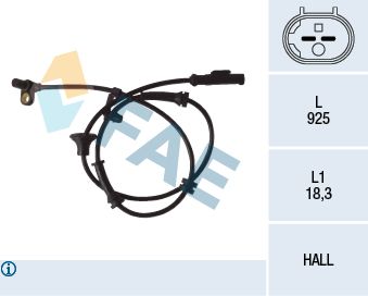 FAE 78081 Sensor, wheel speed