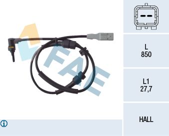 FAE 78086 Sensor, wheel speed
