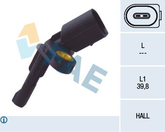 FAE 78101 Sensor, wheel speed
