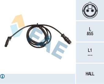 Sensor, wheel speed FAE 78144