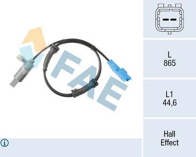Sensor, wheel speed FAE 78161