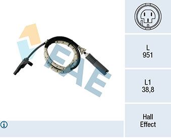 FAE 78185 Sensor, wheel speed