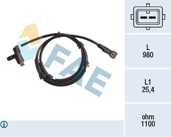 FAE 78201 Sensor, wheel speed