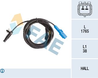 Sensor, wheel speed FAE 78234