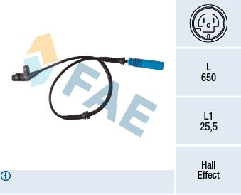 FAE 78340 Sensor, wheel speed