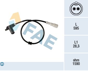 FAE 78351 Sensor, wheel speed